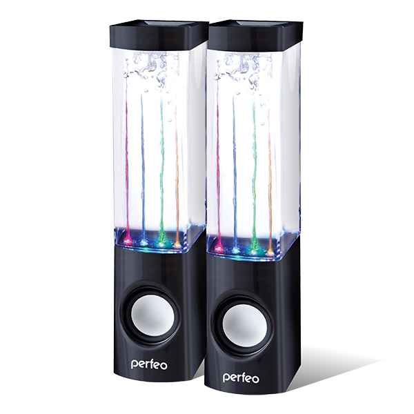 Perfeo колонки "aqua Dream", 2.0, мощность 2х3 Вт, ч рн, Usb Perfeo колонки "aqua Dream", 2.0, мощность 2х3 Вт, ч рн, Usb