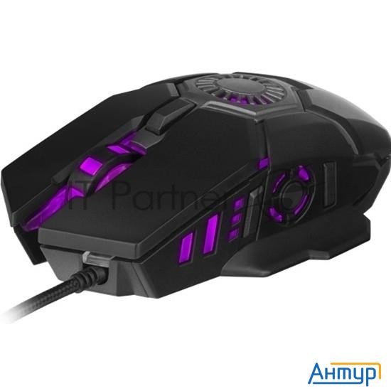 Игровая мышь Sven Rx-g880 чёрная (7 кнопок, 7000 Dpi, Usb, вентилятор, Rgb подсветка )