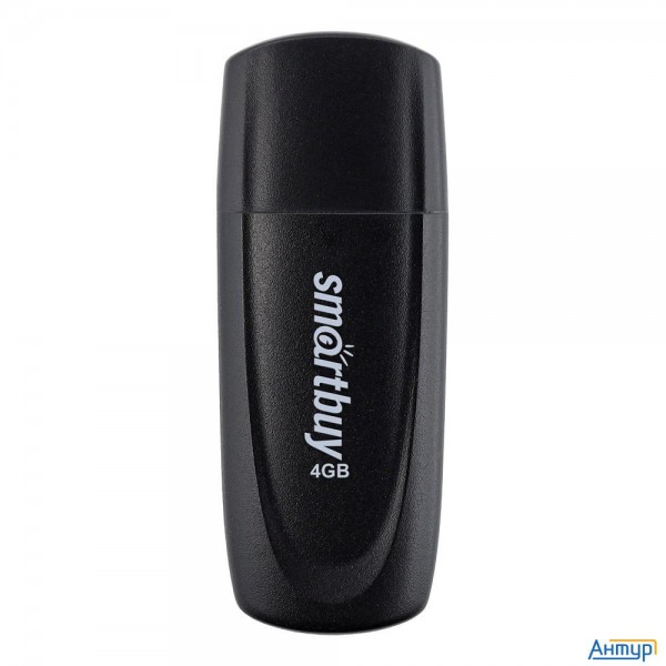 Smartbuy Usb Drive 4gb Scout Black (sb004gb2sck)