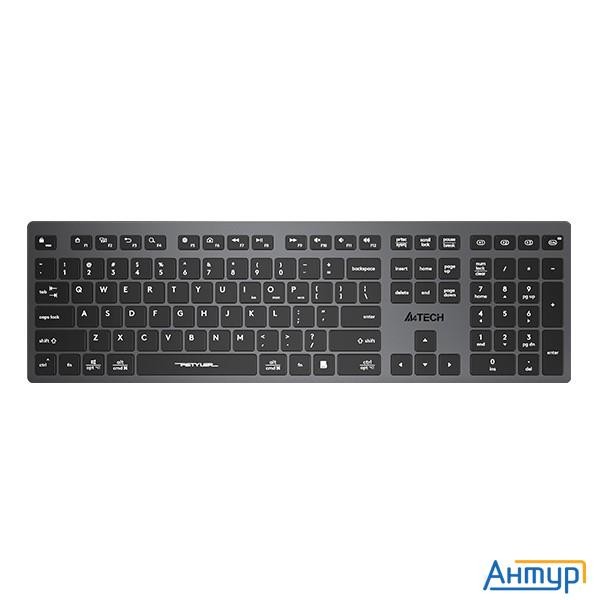 Клавиатура A4tech Fstyler Fbx50c серый Usb беспроводная Bt/radio Slim Multimedia (fbx50c Grey)