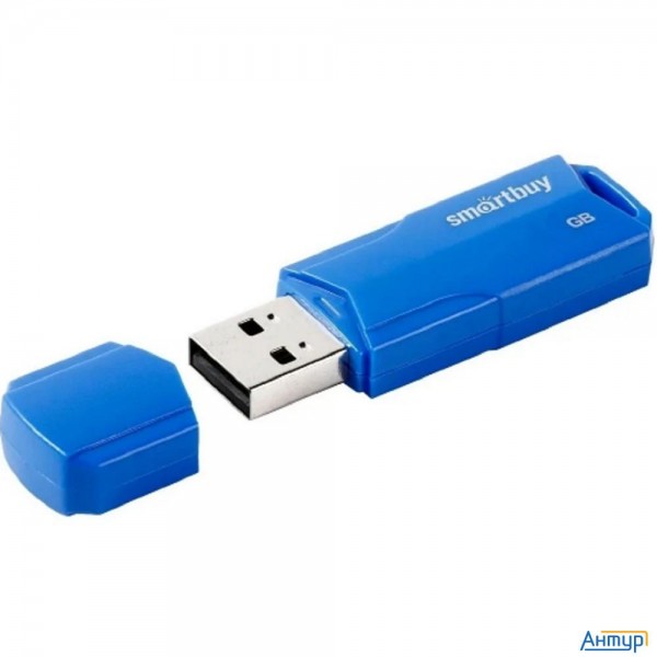 Smartbuy Usb Drive 8gb Clue Blue (sb8gbclu-bu) Ufd 2.0