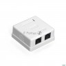 Exegate Ex292843rus Розетка внешняя двойная Exegate Sm2-rj45-c5 Rj-45 кат.5/5e Utp Krone/110