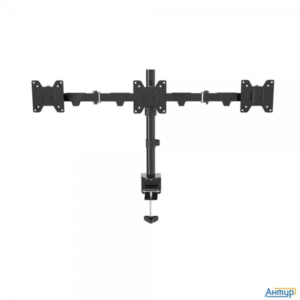 Wize [wdm3-26] Настольное крепление для трех мониторов 14"-26", Vesa 75x75, 100x100, макс. нагрузка