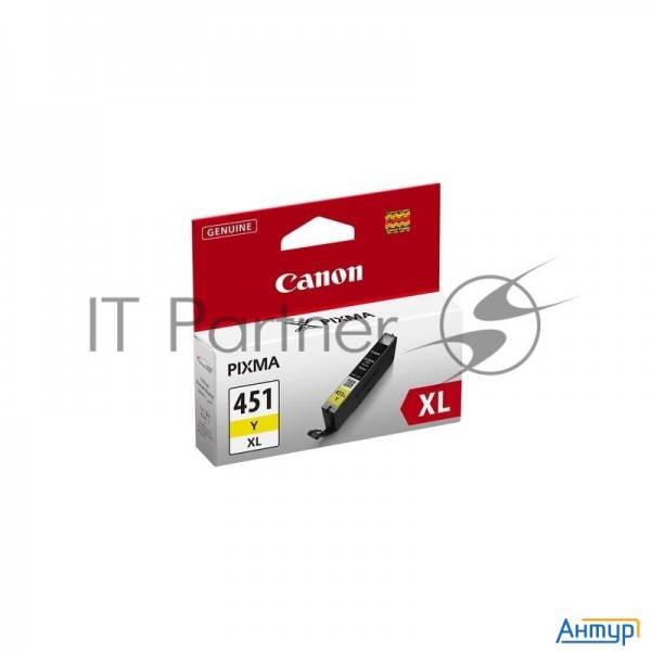 Картридж струйный Cli-451xly (6475b001) для Canon Pixma Ip7240, Mg5440, 6340, Желтый, 685стр.