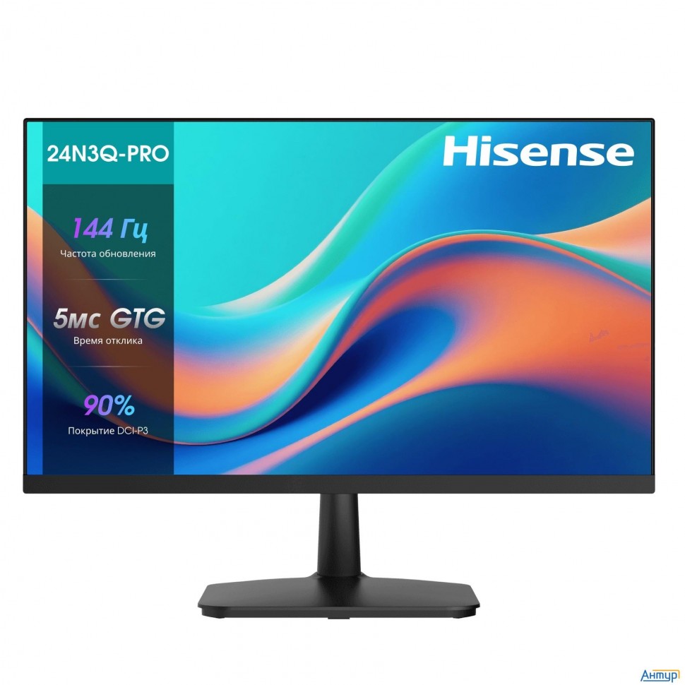 Lcd Hisense 24" 24n3q-pro Черный {ips 1920x1080 144hz  5ms 16:9 матовый 250cd 1000:1 D-sub Hdmi Disp