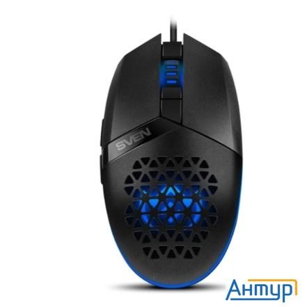 Мышь Sven Sv-021467 игровая Rx-g735 Usb (5+1кл., 1200-4000dpi, подсветка)