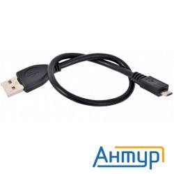 Usb 2.0 кабель для соед. 0.3м Am-microbm (5 Pin) Gembird Pro экран, черный, пакет [ccp-musb2-ambm-0 Usb 2.0 кабель для соед. 0.3м Am-microbm (5 Pin) Gembird Pro экран, черный, пакет [ccp-musb2-ambm-0