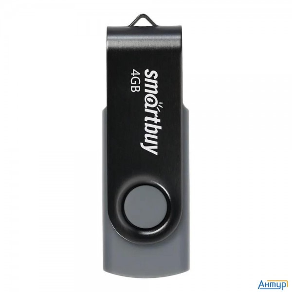 Smartbuy Usb Drive 4gb Twist Black (sb004gb2twk)