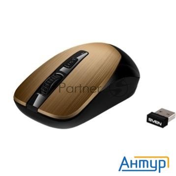 Беспроводная мышь Sven Rx-380w античная бронза (2,4 Ghz, 3+1кл. 800-1600dpi, блист.)