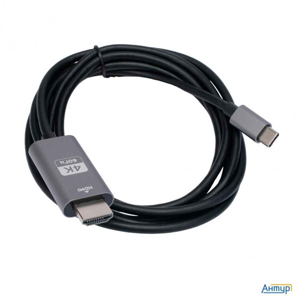 Cablexpert Ccb-a-cm-hdmi-1.8m Кабель-переходник с Type-c на Hdmi  V2.0, Mobile, 1.8м, черный, корбка