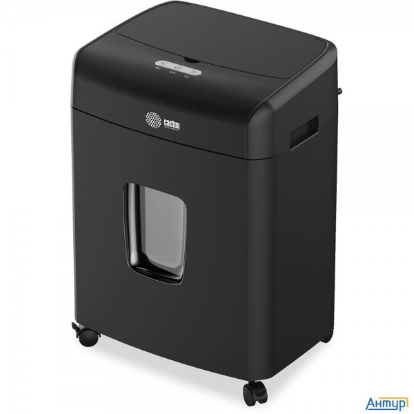 Cactus Шредер Cs-sh-d6 с автоподачей (секр.p-4) фрагменты 120лист. 23лтр. скрепки скобы пл.карты {19