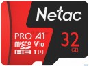 Флеш карта Microsd Card Netac P500 Extreme Pro 32gb, Retail Version W/sd Adapter