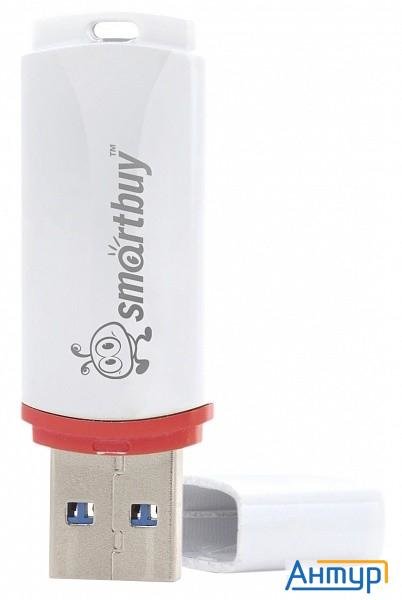 Smartbuy Usb Drive 4gb Crown White Sb4gbcrw-w