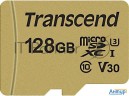 Флеш карта Microsd 128gb Transcend Microsdxc Ultimate Uhs-i U3, V30, (sd адаптер), Mlc