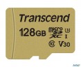 Флеш карта Microsd 128gb Transcend Microsdxc Ultimate Uhs-i U3, V30, (sd адаптер), Mlc