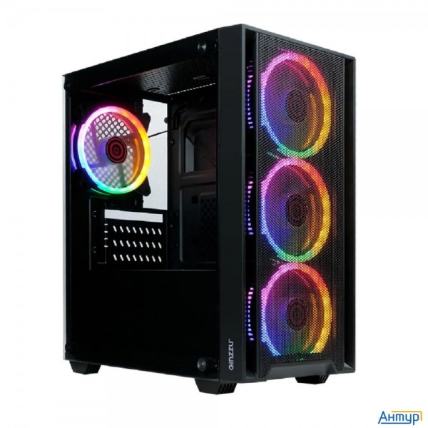 Ginzzu Cl630 Matx Fan 4*12frgb  передняя панель Сетка