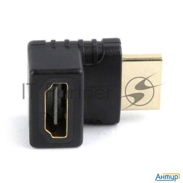 Переходник Hdmi-hdmi Cablexpert A-hdmi270-fml, 19f/19m, угловой соединитель 270 градусов, золотые ра