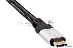 Кабель Usb4 Typec(m)--typec(m), 5k@60hz, 8k@30hz40gbps, Pd 240w, Vcom, 2м <cu560-2m>
