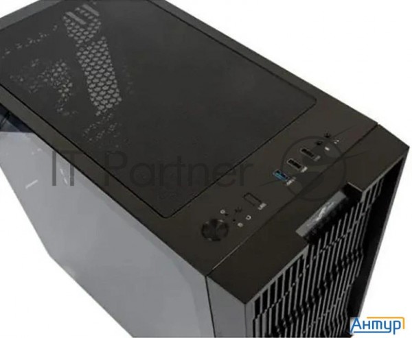 Корпус Minitower Matx Eurocase 00-01003410 M07 3argb черный без БП закаленное стекло Usb 3.0