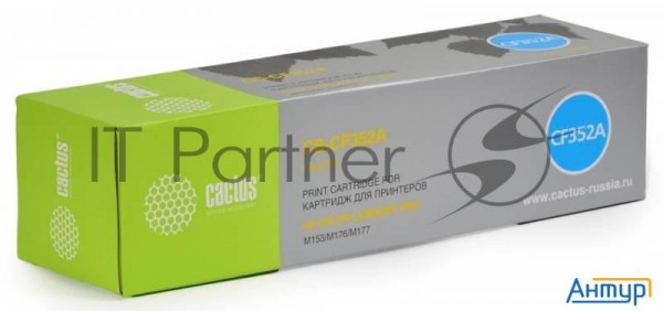 Тонер-картридж Cactus Cs-cf352a желтый (1000 стр.)  для Hp M176/m177