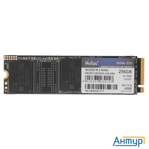 Накопитель Ssd Netac Pci-e 3.0 256gb Nt01nv2000-256-e4x Nv2000 M.2 2280