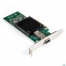 Сетевой адаптер Exegate Exe-x520-da1 (pci-e X8 V3.0, порты 1xsfp+ 10gb/s (10/5/2.5/1gb/s, 100mb/s),