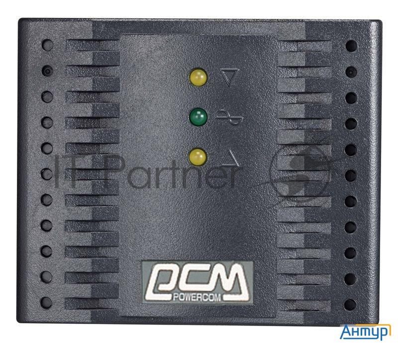 Стабилизатор напряжения Powercom Tca-1200 600Вт 1200ВА черный