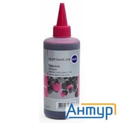 C13t66434a Cactus Чернила Cs-ept6643-250 пурпурный 250мл для Epson L100/l110/l120/l132/l200/l