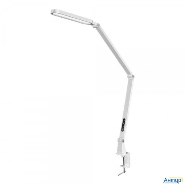 Camelion Kd-860  C01 белый Led(Свет-к наст.,на струбц., 13Вт,230В,850лм,сенс.рег.ярк и цвет.темп.)