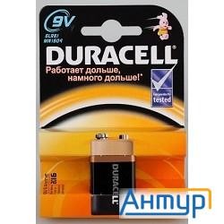 Эл. пит. Duracell 6lr61-1bl 9v (1 шт. в уп-ке) {алкалиновые, крона}