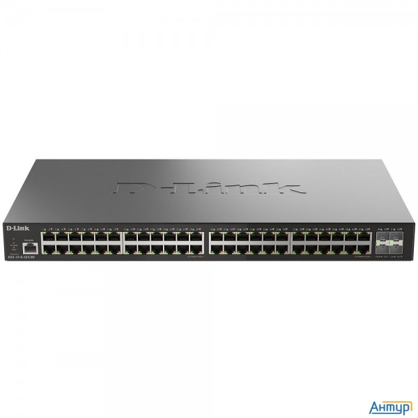 D-link Dgs-1210-52x/me/c1a Управляемый L2 коммутатор с 48 портами 10/100/1000base-t и 4 портами 10gb