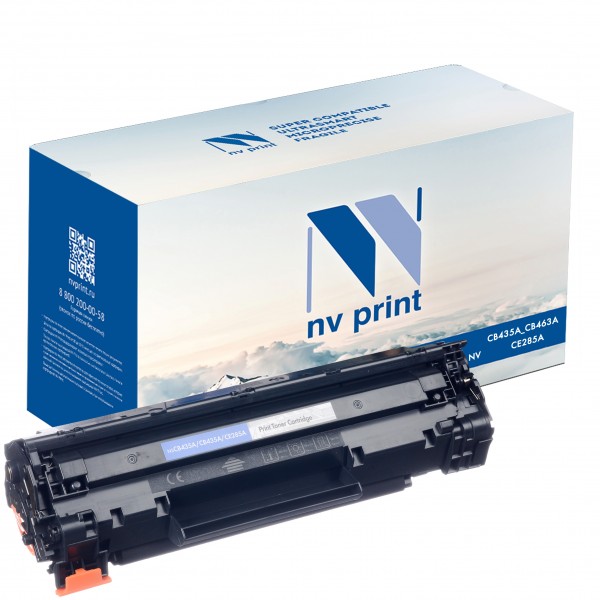 Cb435a/cb436a/ce285a/crg725 Nvprint Картридж для Hp Lj P1005/p1006/p1515, 2000 стр.