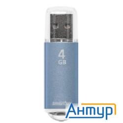 Smartbuy Usb Drive 4gb V-cut Blue (sb4gbvc-b)