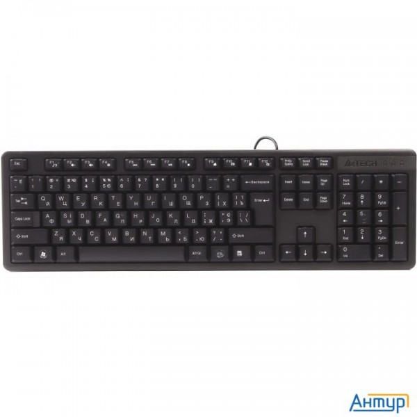 Клавиатура A4tech Kk-3 черный Usb [1530244]