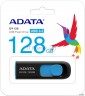 A-data Flash Drive 128gb Uv128 Auv128-128g-rbe {usb3.0, Black-blue}