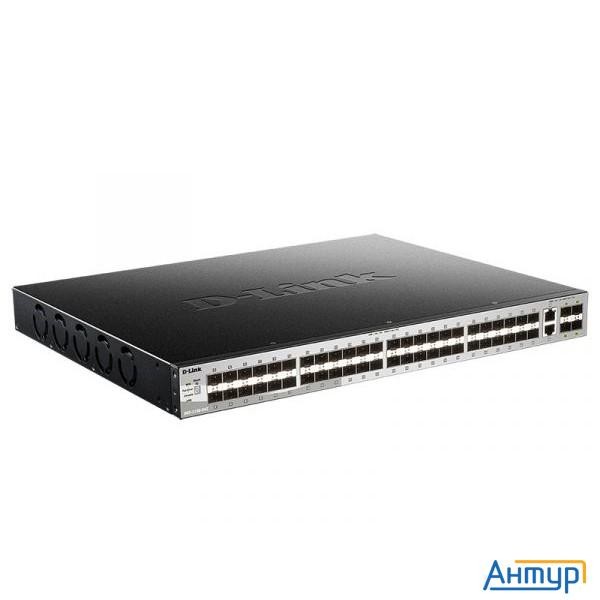 D-link Dgs-3130-54s/b1a Proj Управляемый L3 стекируемый коммутатор с 48 портами 1000base-x Sfp, 2 по