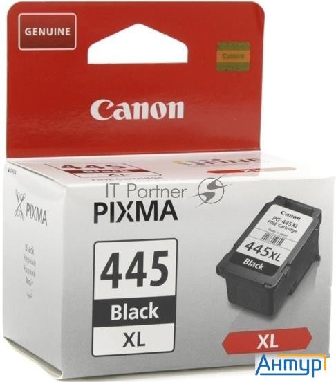 Картридж струйный Pg-445xl (8282b001), для Canon Mg2540, Чёрный, 400 стр.