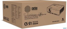Проектор Cactus Cs-s1.b 3lcd 34000lm Ls 3400lm Ansi (1024x768) 15000:1 ресурс лампы:10000часов 1xhdm