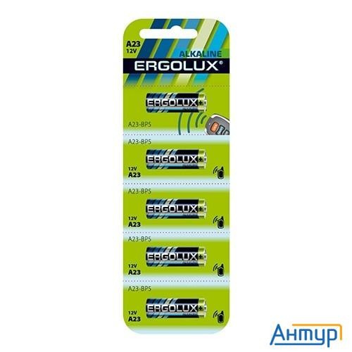 Ergolux Lr23a Bl-5 (a23-bp5, батарейка,12В) (5 шт. в уп-ке)