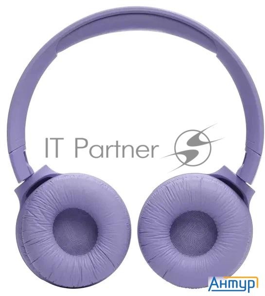 Гарнитура накладные Jbl Tune 520bt фиолетовый беспроводные Bluetooth оголовье (jblt520btpur)