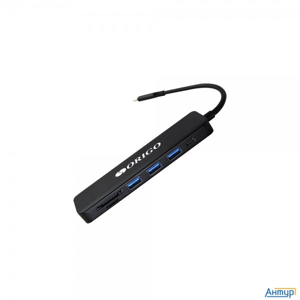 Origo Ou3340pd/b1 Док-станция Usb-c 7-в-1 3xusb 3.0, Usb-c/pd 3.0, Hdmi, Sd/tf/microsd