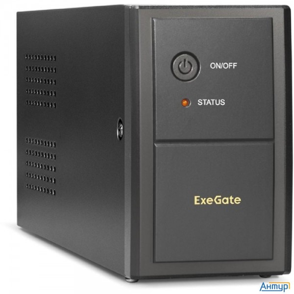 Exegate Ep276528rus ИБП Power Back Bnb-650  <650va, Black, 2 евророзетки>