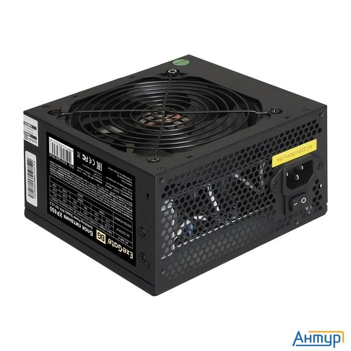 Exegate Ex219461rus-pc Блок питания 450w Exegate Xp450 (atx, Pc, 12cm Fan, 24pin, 4pin, Pcie, 3xsata