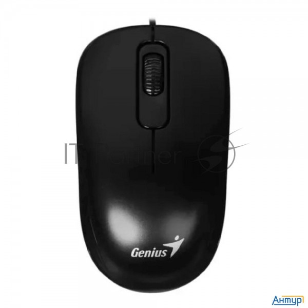 Мышь Wired Optical Mouse Genius Dx-110,usb,1000 Dpi, 3 Buttons, Cable 1.5m, Both Hands,black