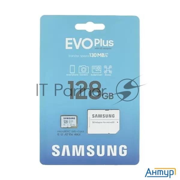 Карта памяти Microsd 128gb Samsung Evo Plus (mb-mc128ka)