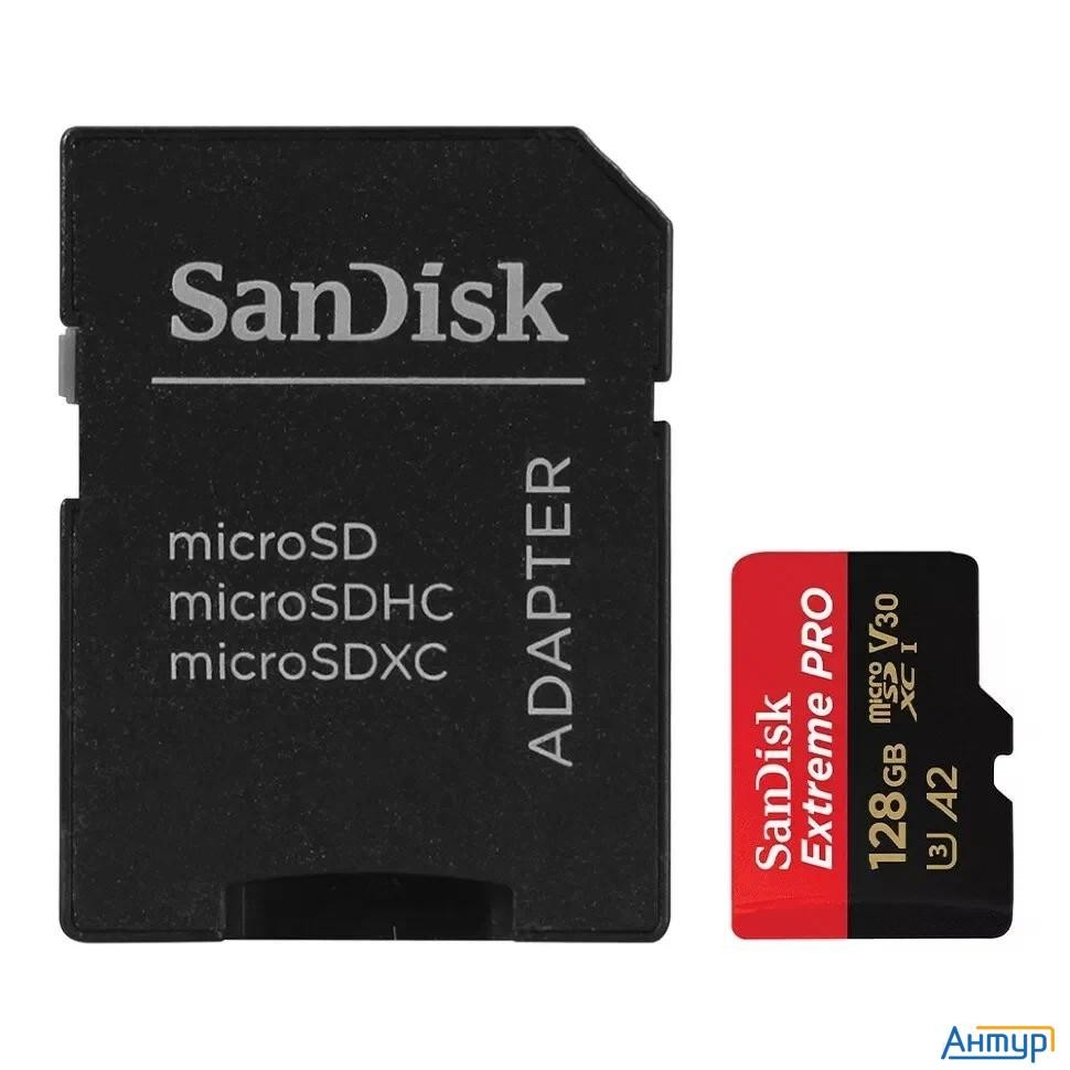 Micro Securedigital 128gb Sandisk Extreme Pro Microsd Uhs I Card 128gb For 4k Video On Smartphones,