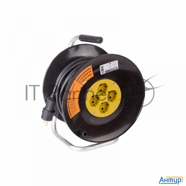 Удлинитель силовой на катушке 4 гнезда с/з 40 м 3х2,5 мм? Professional Proconnect