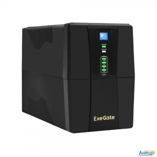 Exegate Ex292764rus ИБП Exegate Specialpro Unb-600.led.avr.2sh.rj.usb <600va/360w, Led, Avr, 2*schuk