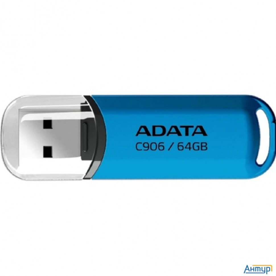 A-data Flash Drive 64gb <ac906-64g-rwb> Classic C906, Usb 2.0, Синяя