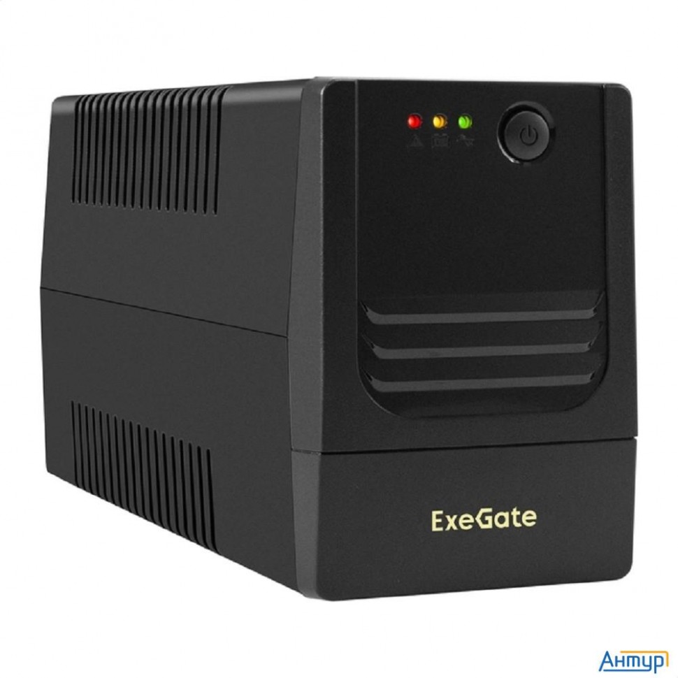 Exegate Ex299486rus ИБП Exegate Power Nb-850.led.avr.4c13 (850va/510w, Led, Avr, 4*c13, батарея 12v